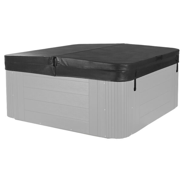 Spa Cover Madrid, Barcelona, Vienna, 85 x 85 Summit/Ascent - 85" x 85" Square - Black Drop Ship Only, Please allow 4 weeks for delivery - Image 2